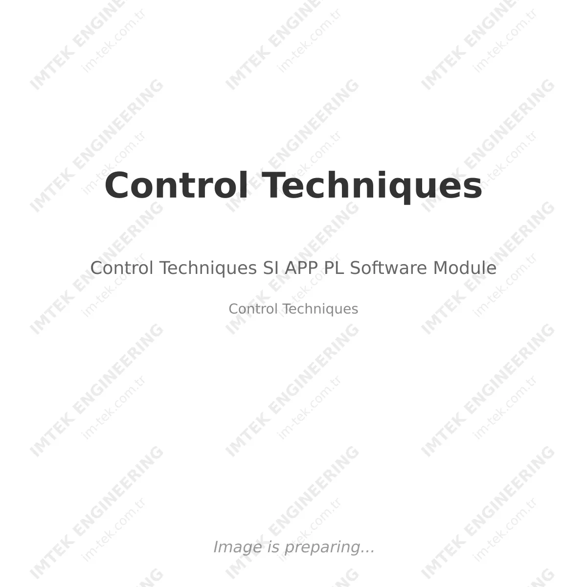 Control Techniques SI APP PL Software Module