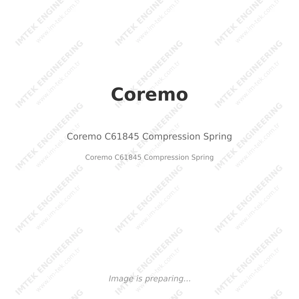 Coremo C61845 Compression Spring