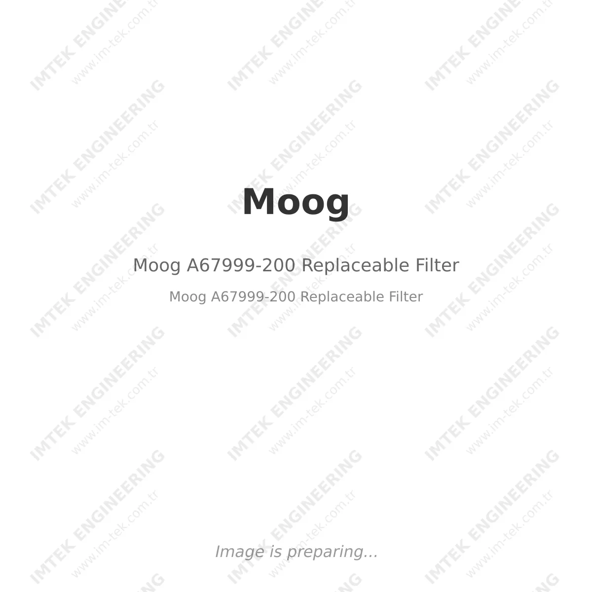 Moog A67999-200 Replaceable Filter