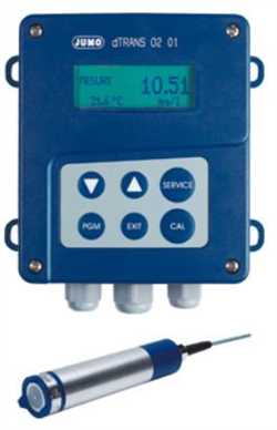 JUMO    dTRANS O2 01 - transmitter / controller for dissolved oxygen (DO) with separate operating unit (202610)